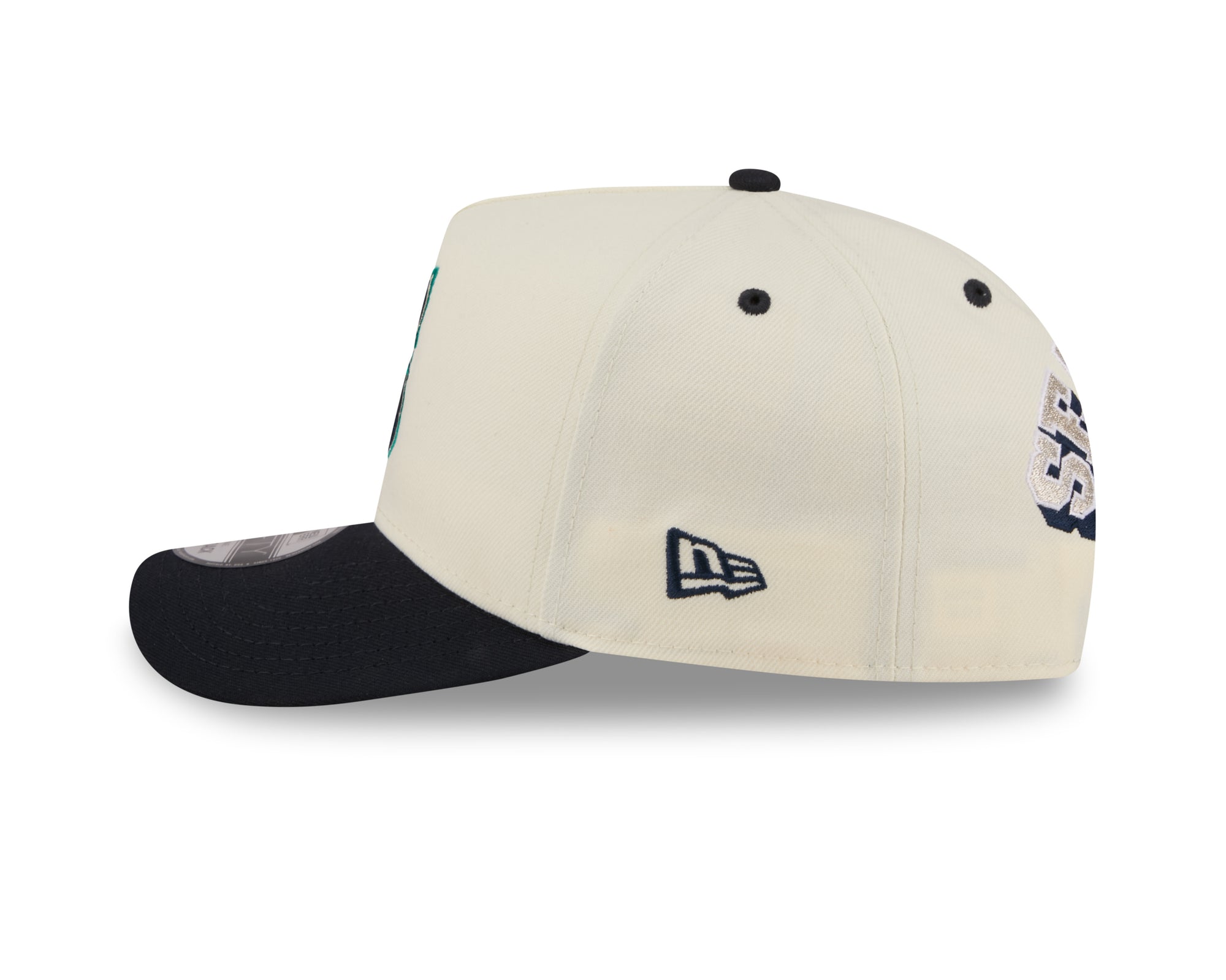 New Era 950 A Frame Seattle Mariners Rear Graphic Snapback Hat