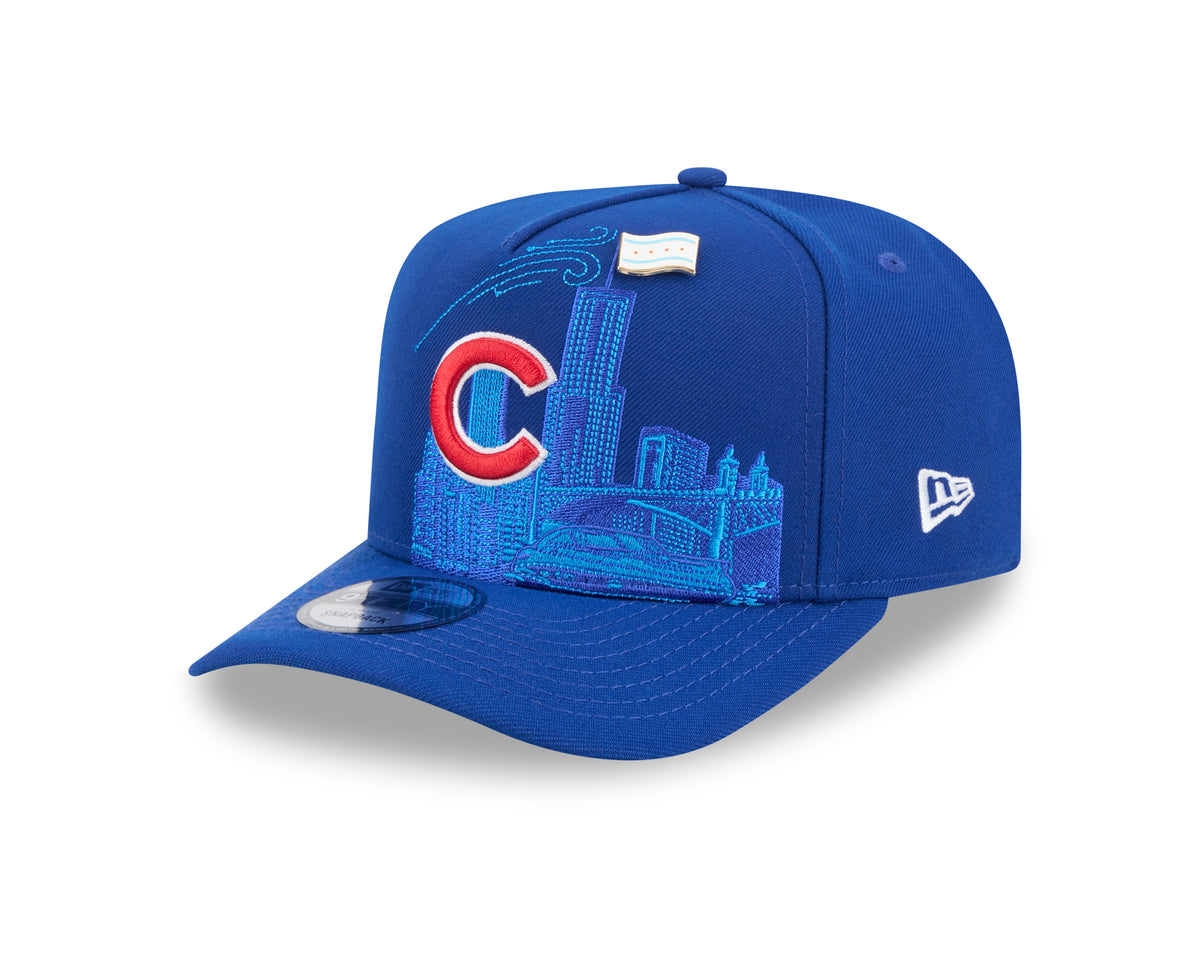 New Era 950 A-Frame Pinch Crown Chicago Cubs Injection Snapback Hat