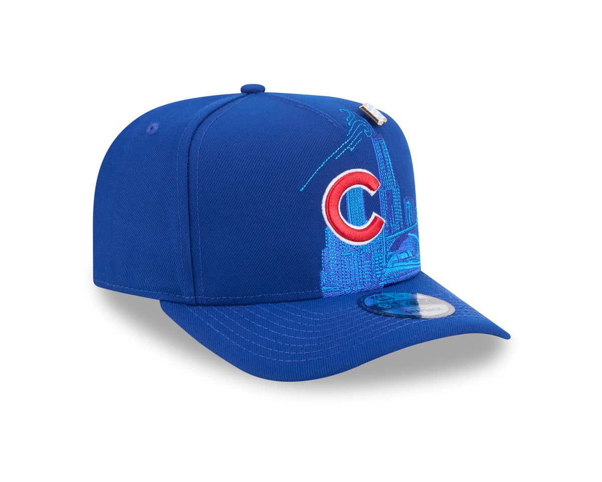 New Era 950 A-Frame Pinch Crown Chicago Cubs Injection Snapback Hat