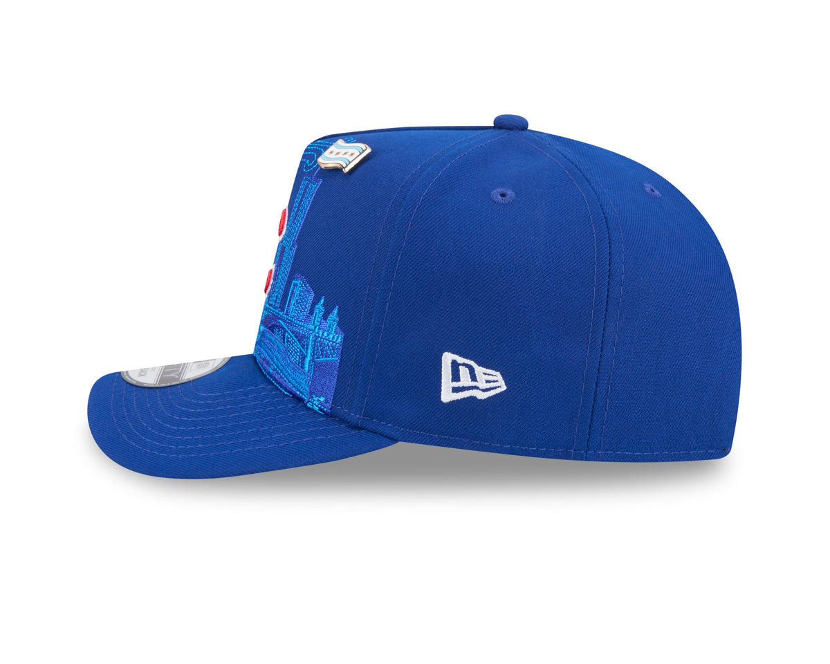 New Era 950 A-Frame Pinch Crown Chicago Cubs Injection Snapback Hat
