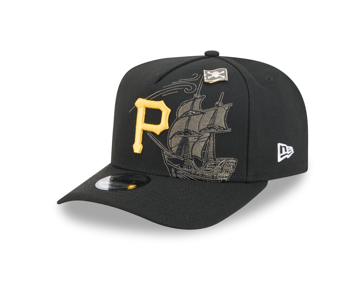 New Era 950 A Frame Pinch Crown Pittsburgh Pirates Injustice Collection Snapback Hat