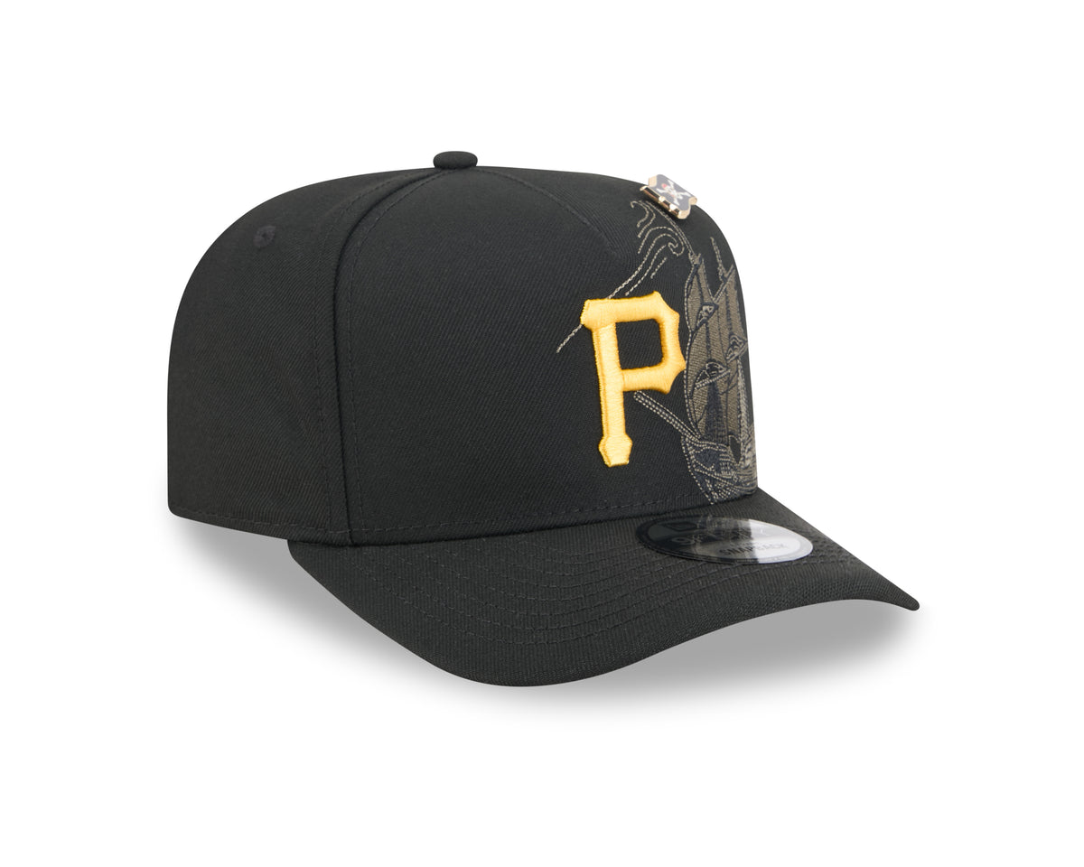 New Era 950 A Frame Pinch Crown Pittsburgh Pirates Injustice Collection Snapback Hat
