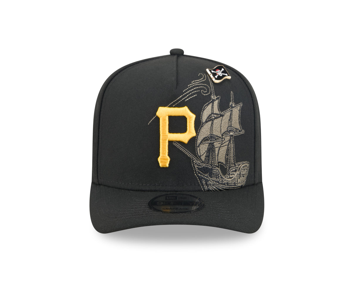 New Era 950 A Frame Pinch Crown Pittsburgh Pirates Injustice Collection Snapback Hat