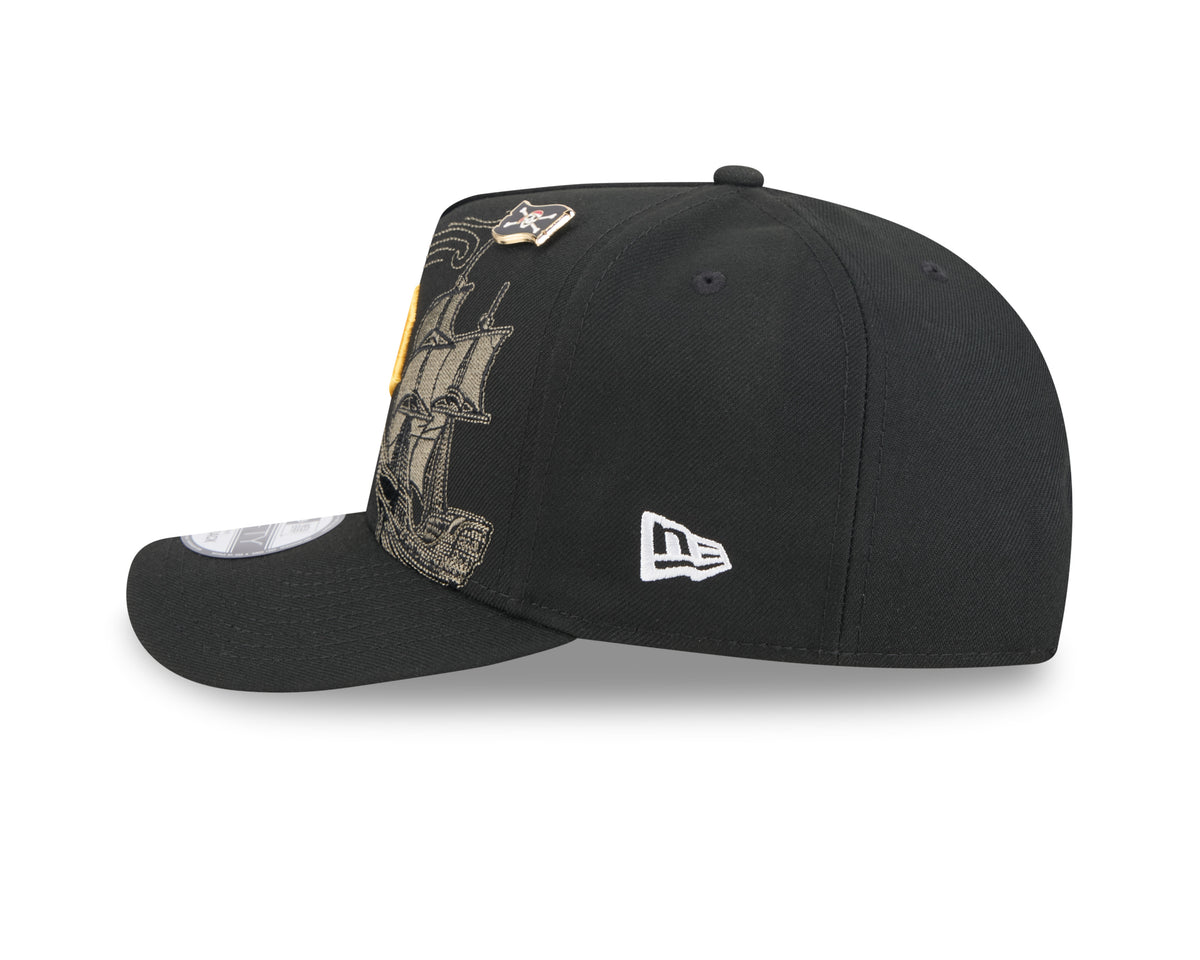 New Era 950 A Frame Pinch Crown Pittsburgh Pirates Injustice Collection Snapback Hat