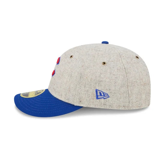 New Era x Moon 5950 Retro Crown Chicago Cubs Herringbone Fitted Hat