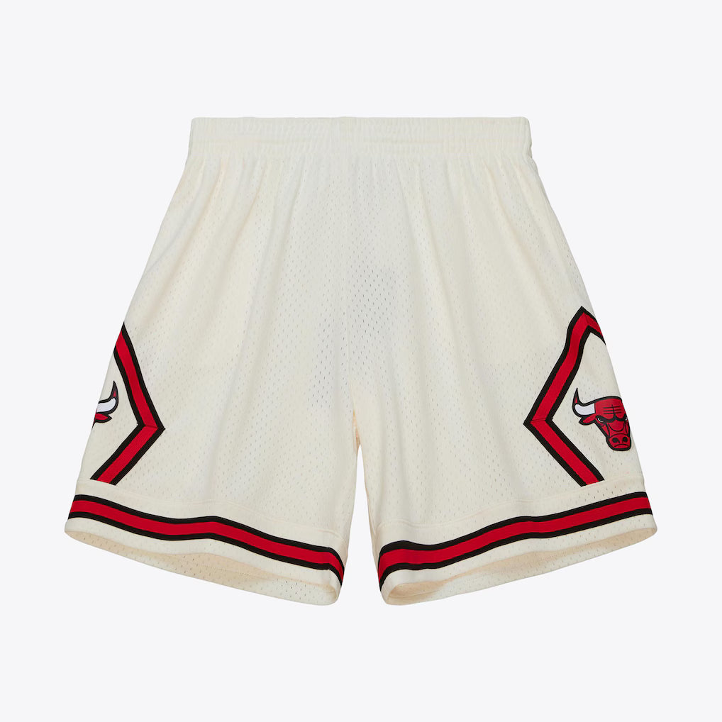 M&amp;N Chicago Bulls '97 NBA Cream Swingman Short