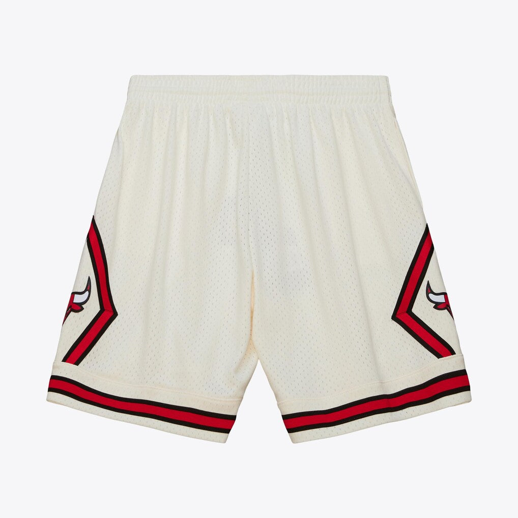 M&amp;N Chicago Bulls '97 NBA Cream Swingman Short