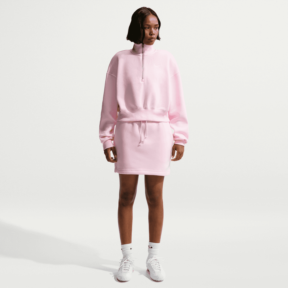 Wmns Nike Sportswear Phoenix Fleece 1/4-Zip Cropped Sweatshirt