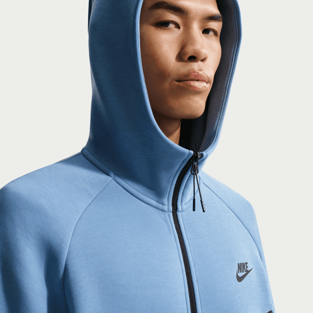 Nike Tech Fleece Windrunner Full-Zip Jacket 'Work Blue/Cool Grey