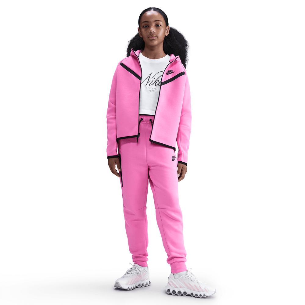 pink and black nike joggers