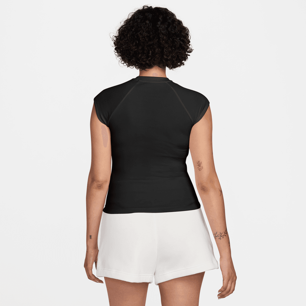 Wmns Nike Sportswear Chill Knit Tight Short-Sleeve Ribbed Top