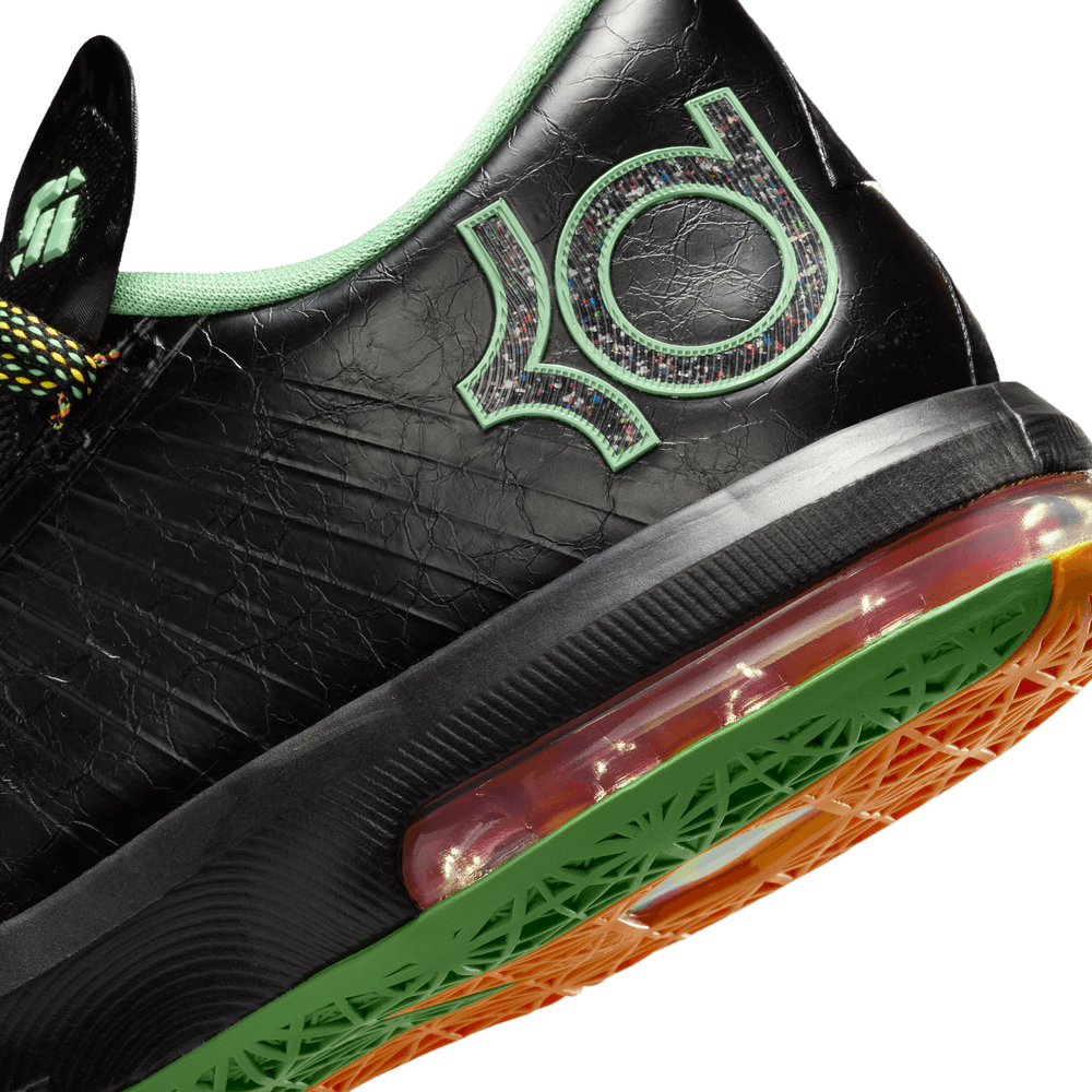 Nike KD 6 'Black/Multi-Color-Light Lucid Green