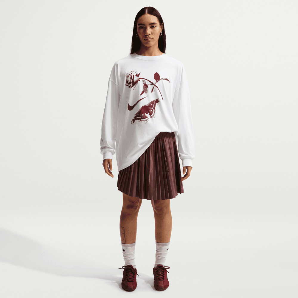 Wmns Nike Sportswear Oversized Long Sleeve Tee VDAY Tee