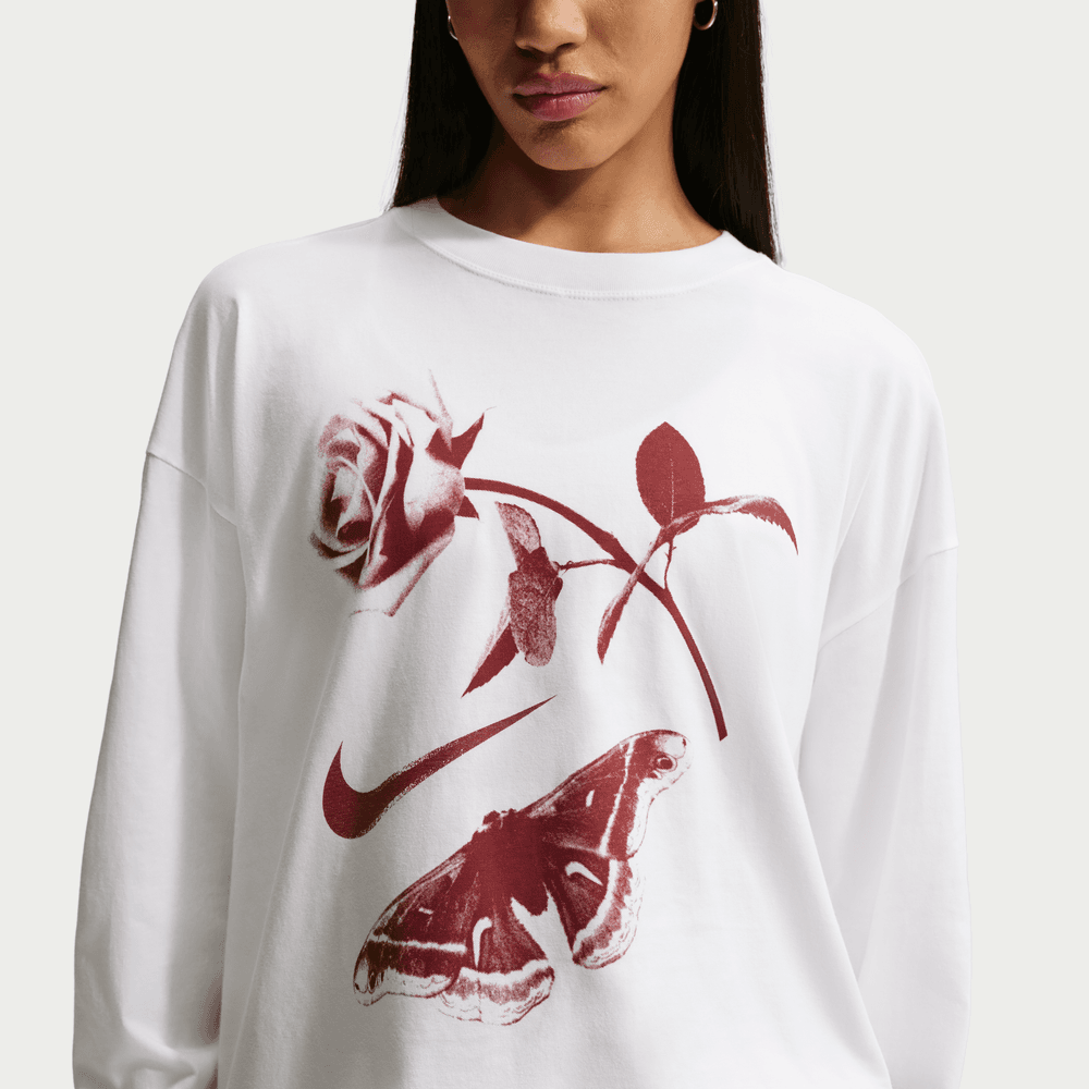 Wmns Nike Sportswear Oversized Long Sleeve Tee VDAY Tee