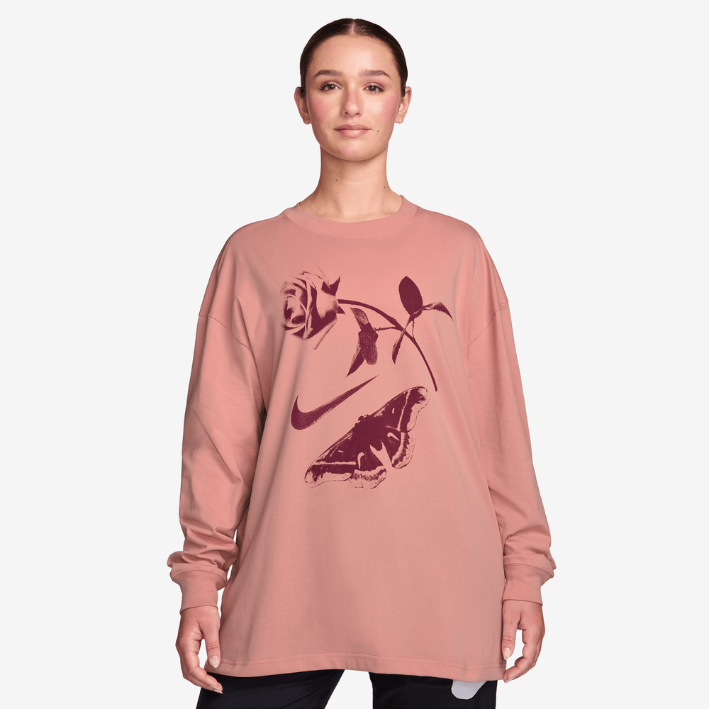 Wmns Nike Sportswear Oversized Long Sleeve VDAY Tee