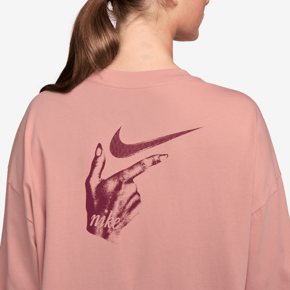 Wmns Nike Sportswear Oversized Long Sleeve VDAY Tee