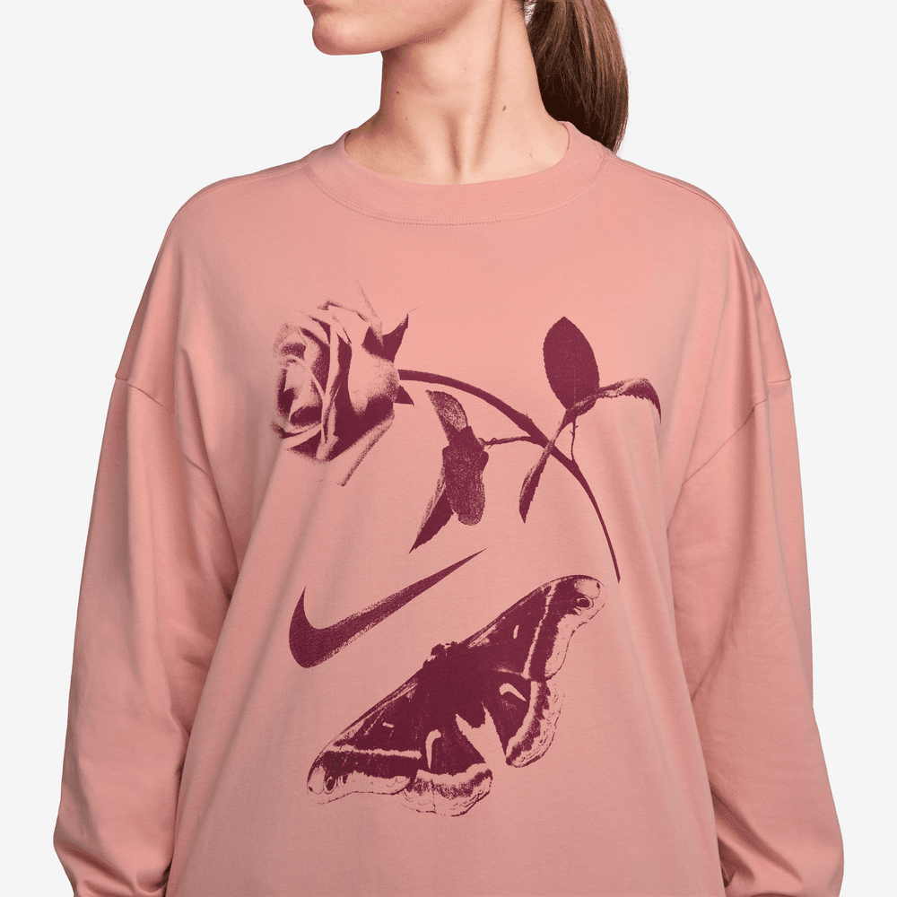 Wmns Nike Sportswear Oversized Long Sleeve VDAY Tee