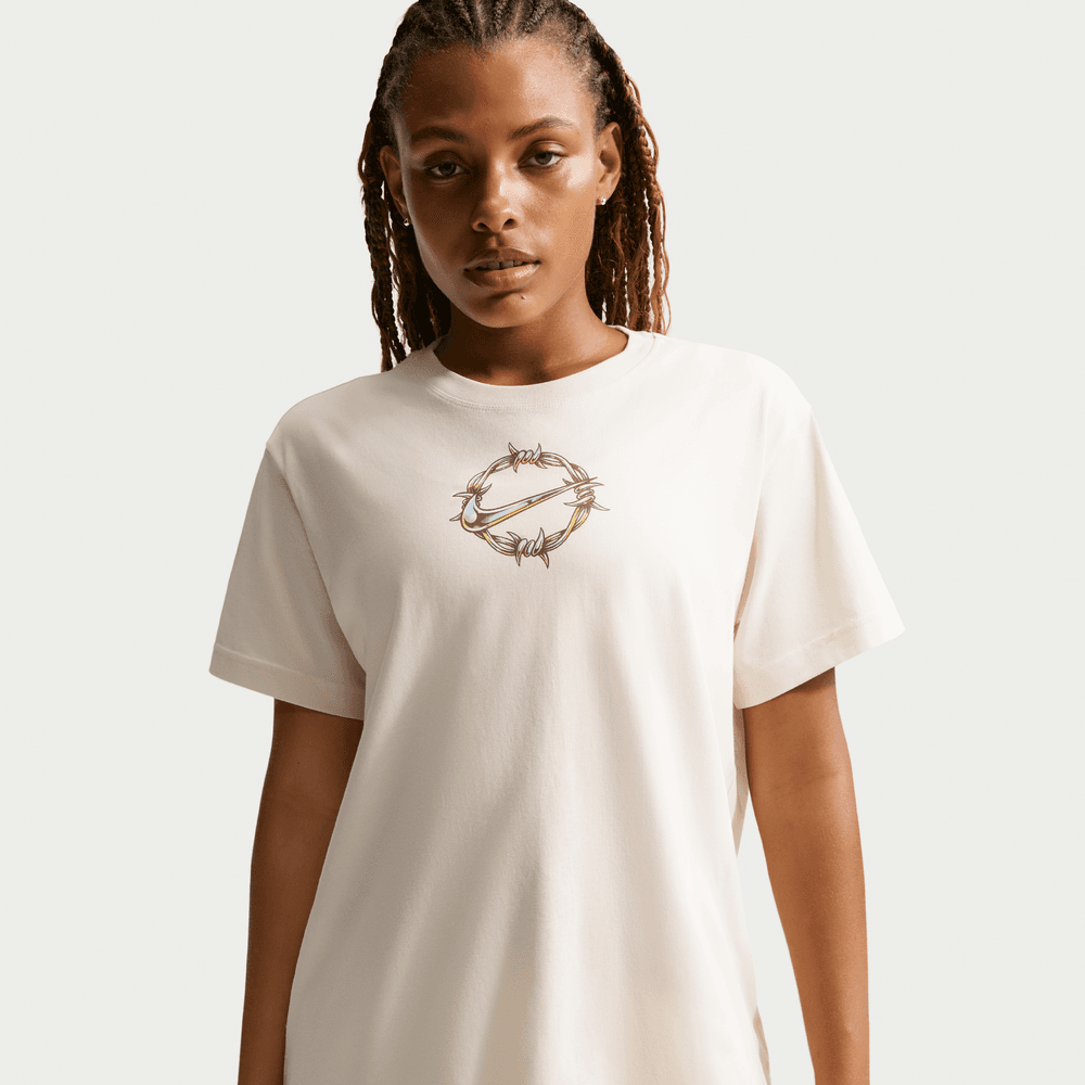 Wmns Nike Sportswear Classic Short Sleeve BRB Chrome Oversized Tee