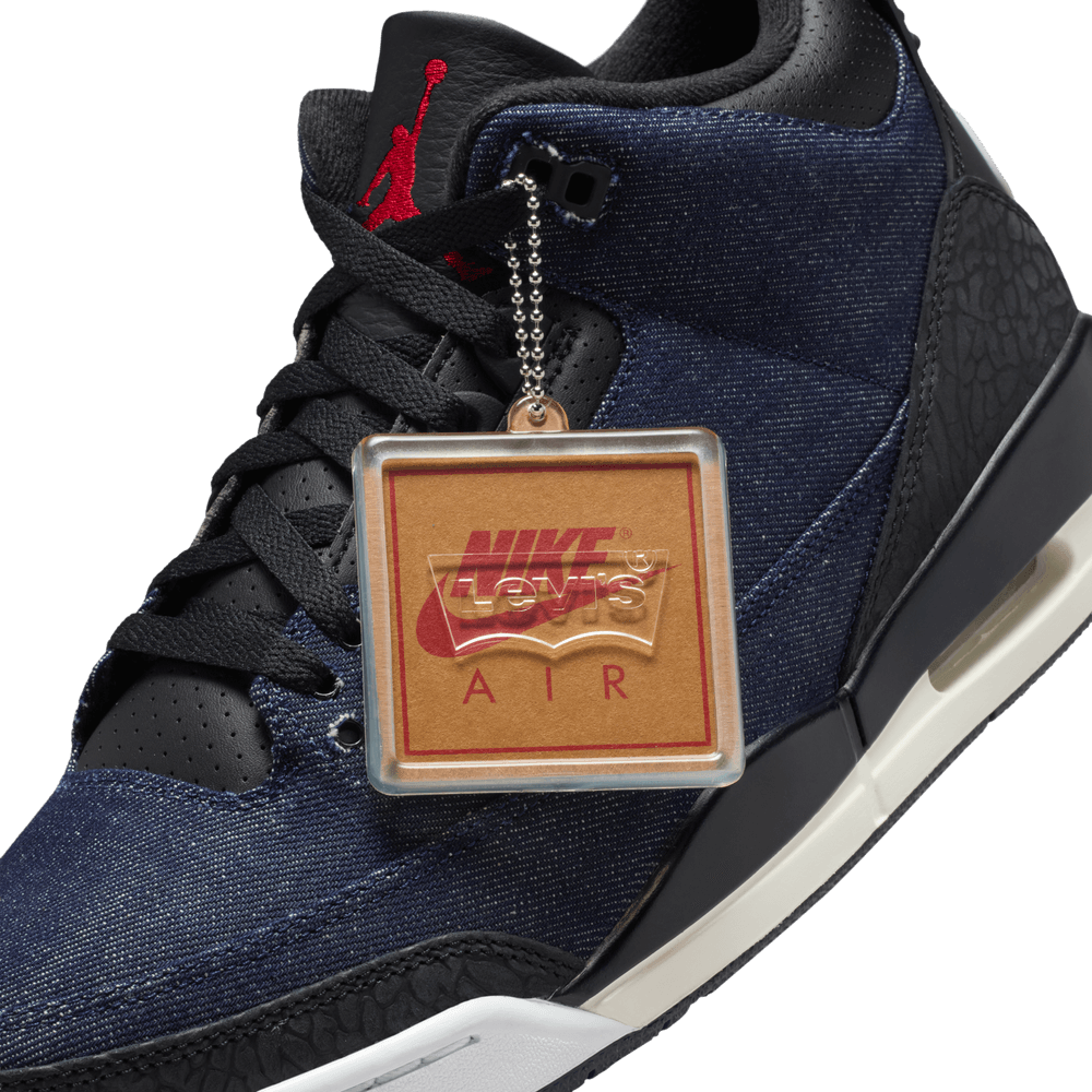Air Jordan 3 x Levi's® "Indigo and Gym Red"