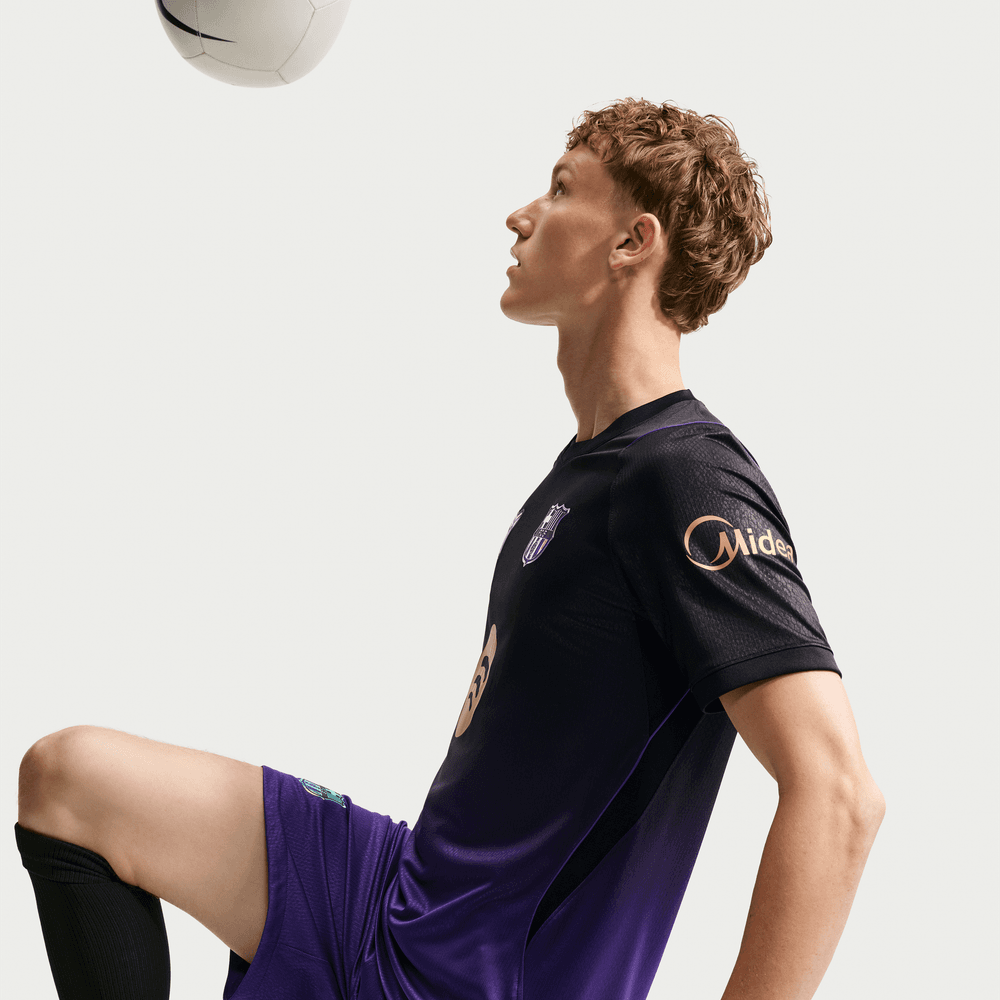 Nike FC Barcelona Dri-FIT Stadium Away Short-Sleeve Jersey