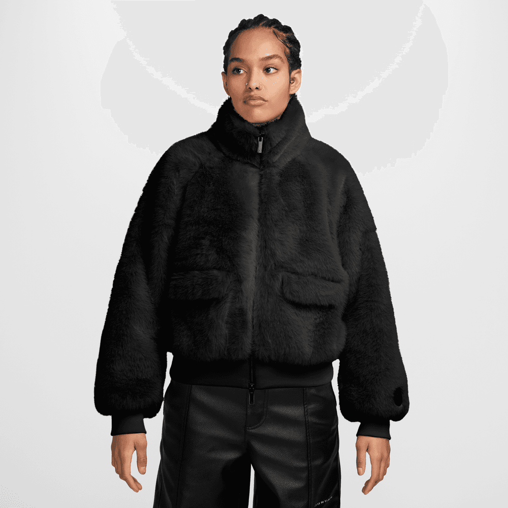 Wmns Air Jordan Flight Faux Fur Jacket