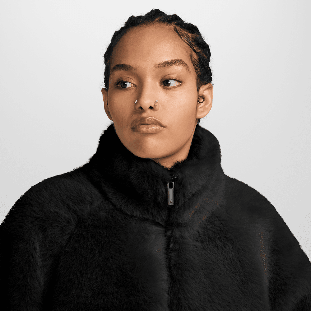 Wmns Air Jordan Flight Faux Fur Jacket