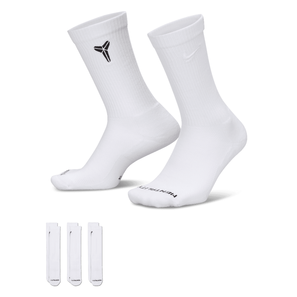 Nike Everyday Elevated "Kobe" Crew Socks (3 Pairs)