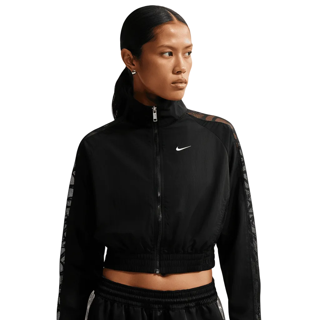 Wmns Nike Sportswear Cropped Lace Track Jacket