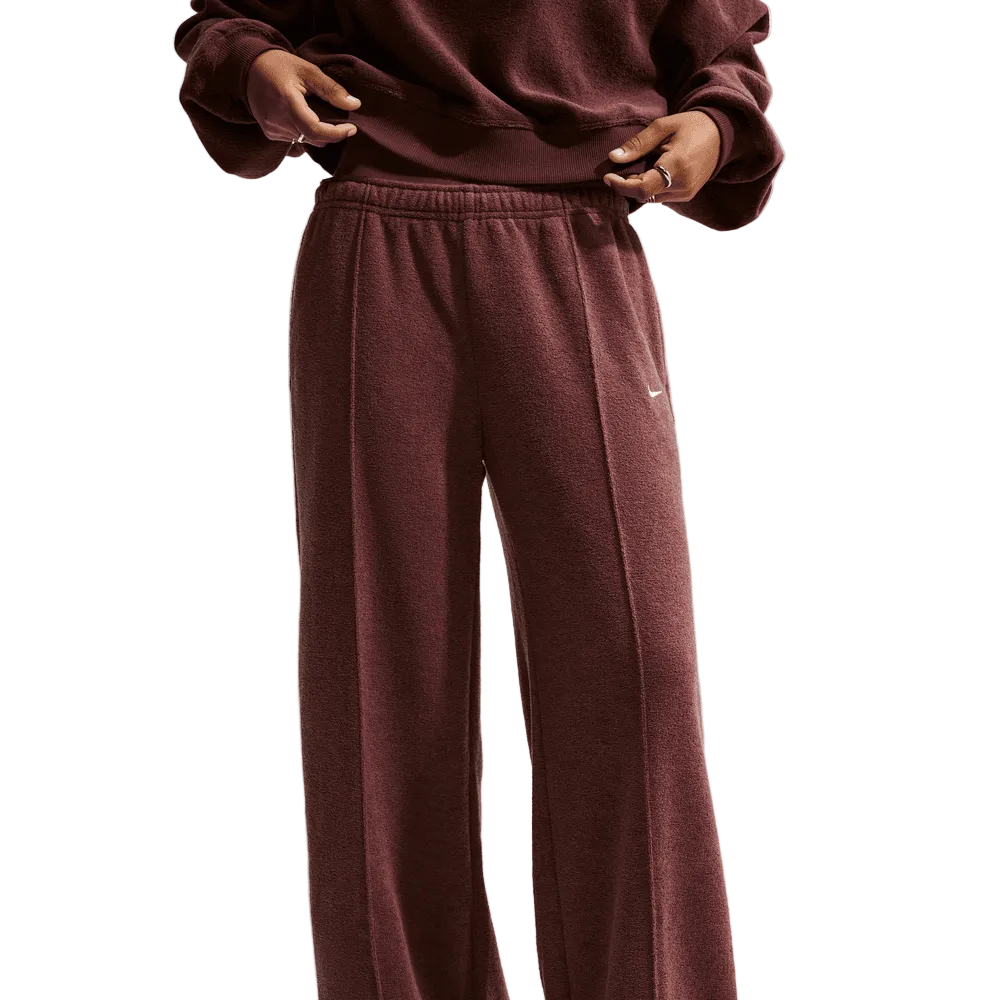 Wmns Nike Studio Fleece Plush Mid-Rise Wide-Leg Pants