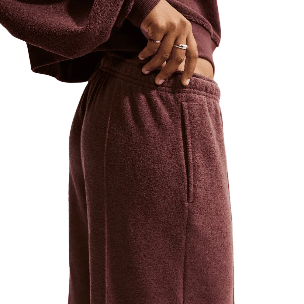 Wmns Nike Studio Fleece Plush Mid-Rise Wide-Leg Pants