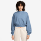 Wmns Nike Studio Fleece Cropped Crew-Neck Sweatshirt
