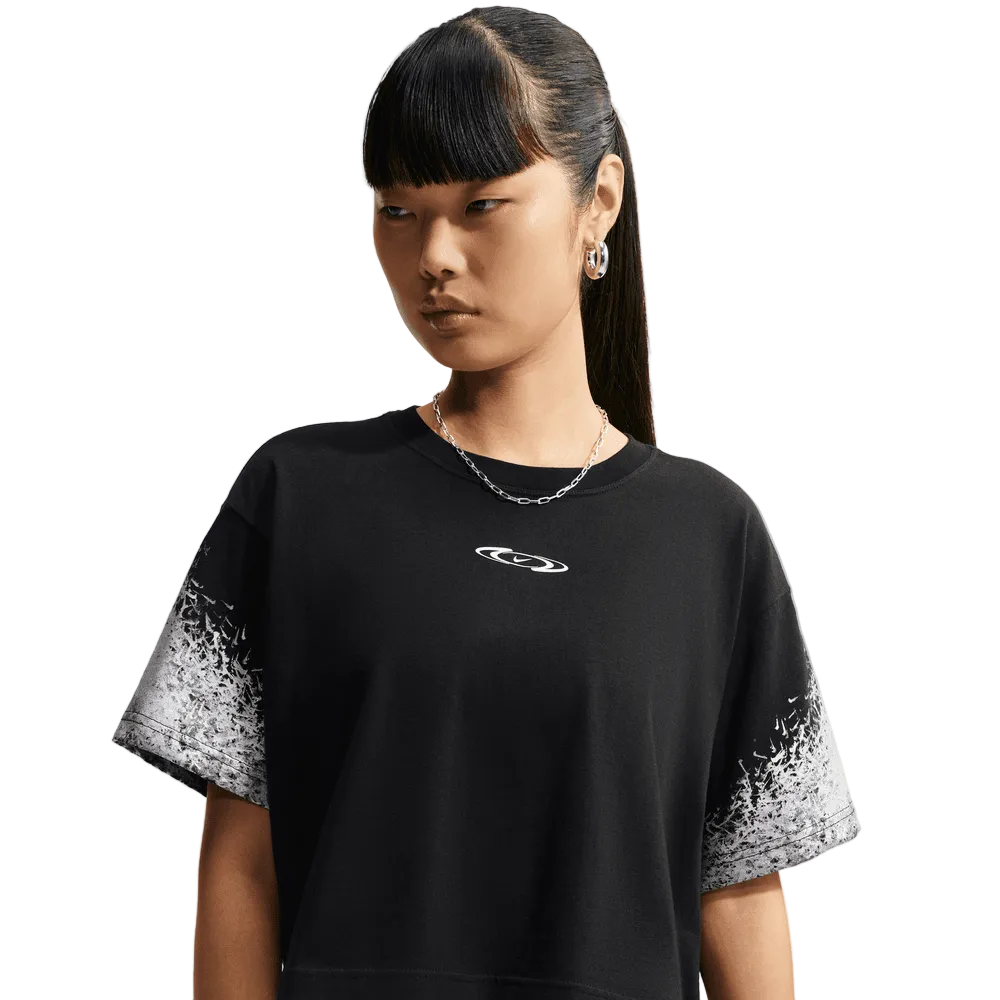 Wmns Nike Sportswear Classic Glimmer Cropped Short-Sleeve Tee
