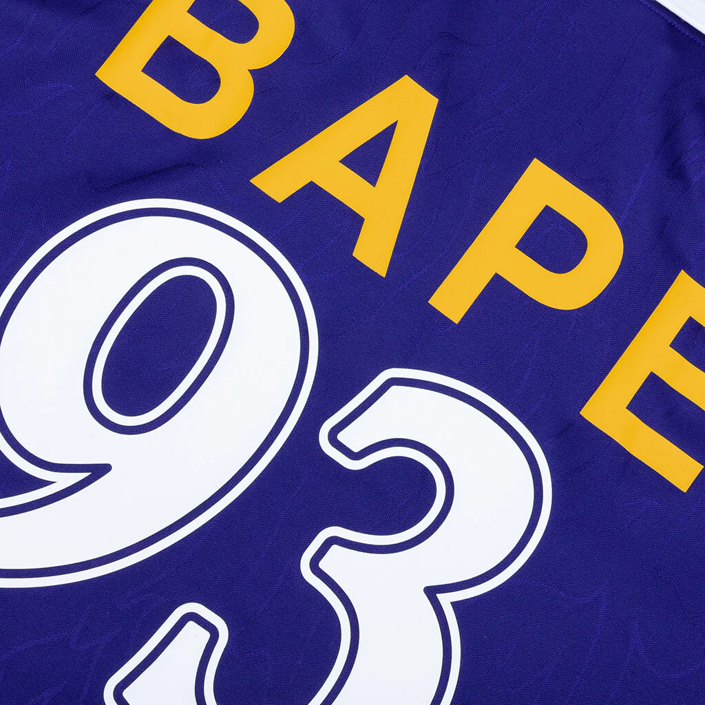 adidas x BAPE Short Sleeve Flame Jersey 'Japanese Blue'|KF4914|TF adidas x BAPE Short Sleeve Flame Jersey 'Japanese Blue'|KF4914|TF