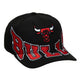 M&N NBA Chicago Bulls Over Under Pro Snapback Hat