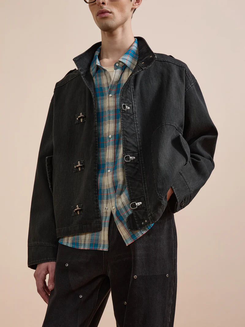 Found Utility Clasp Work Jacket