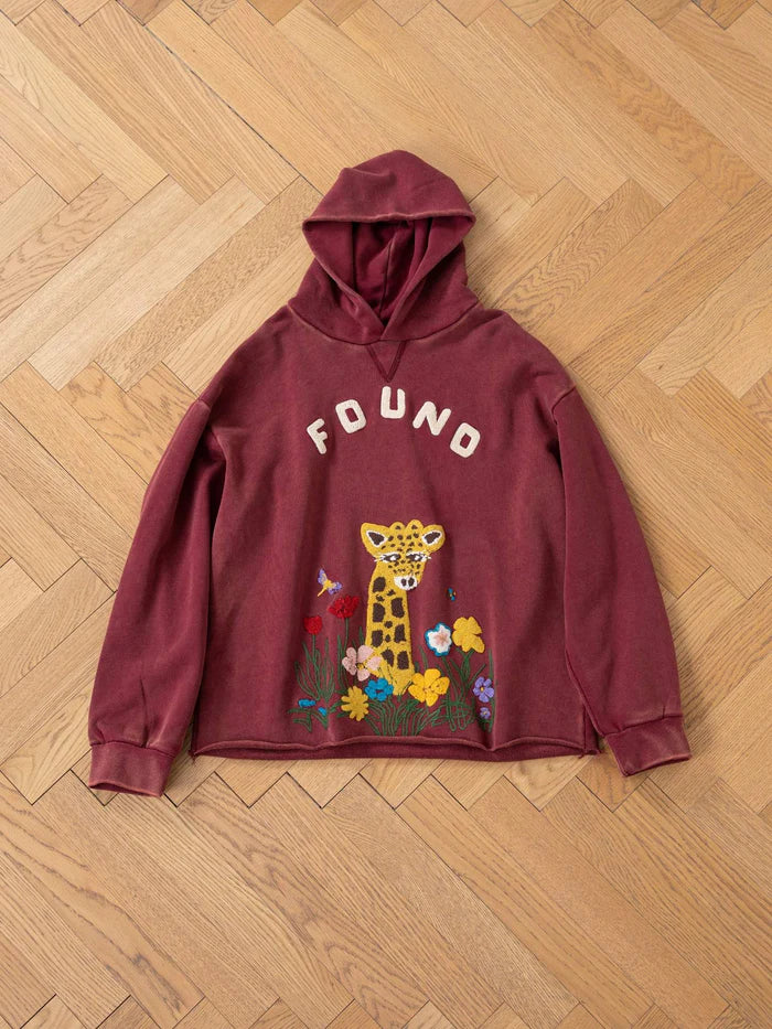 Found Embroidered Wildlife Hoodie