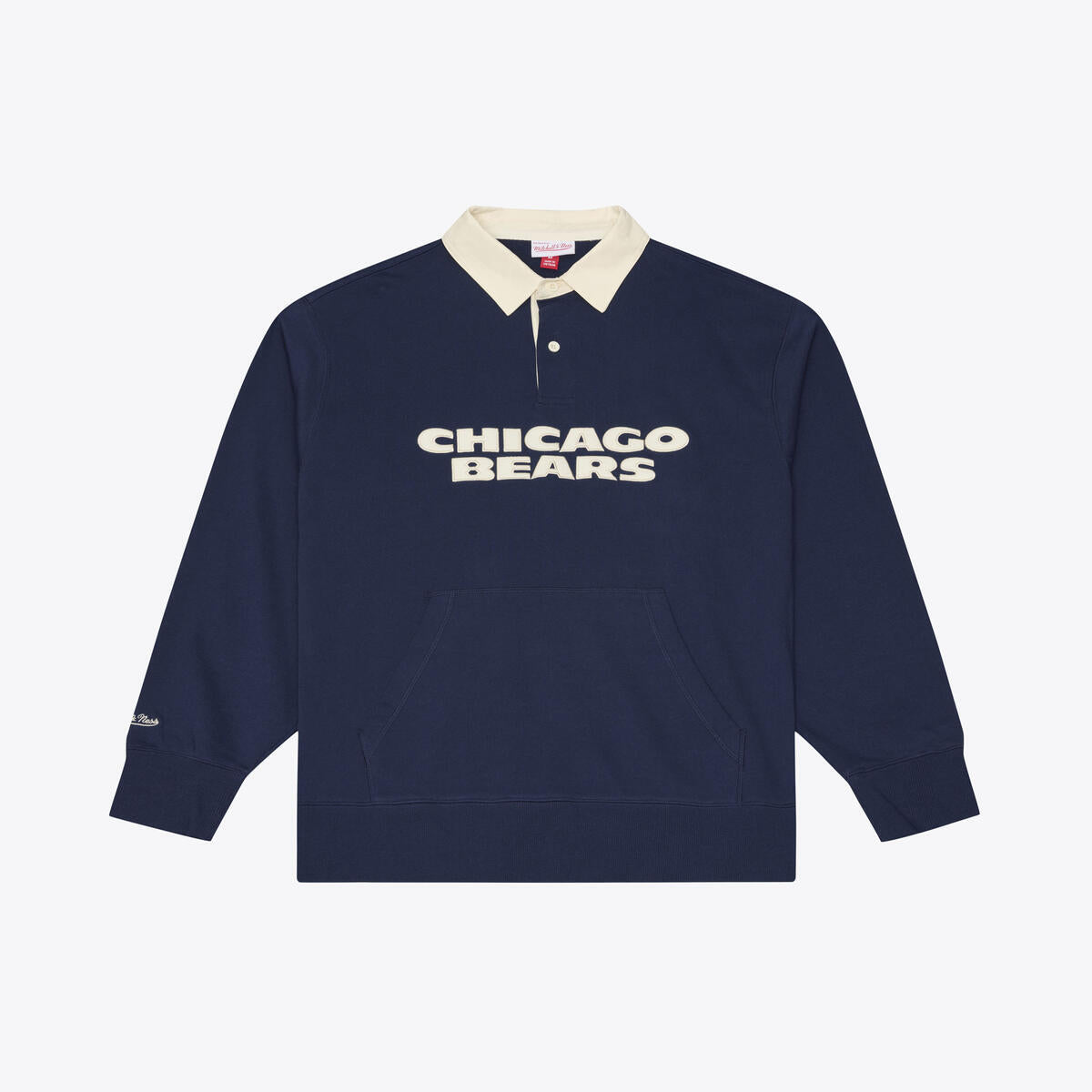 M&amp;N NFL Chicago Bears Retro Roots French Terry Fleece Polo