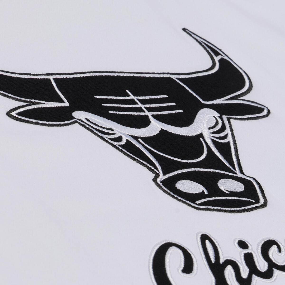 M&amp;N NBA Chicago Bulls Monochrome Short Sleeve Tee