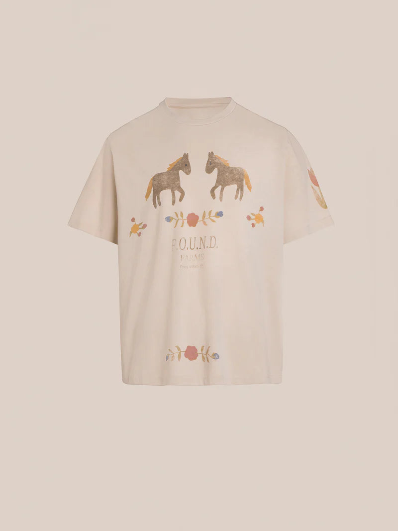 Found Floral Horse Tee