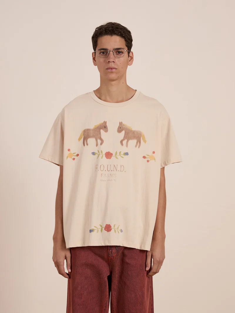 Found Floral Horse Tee