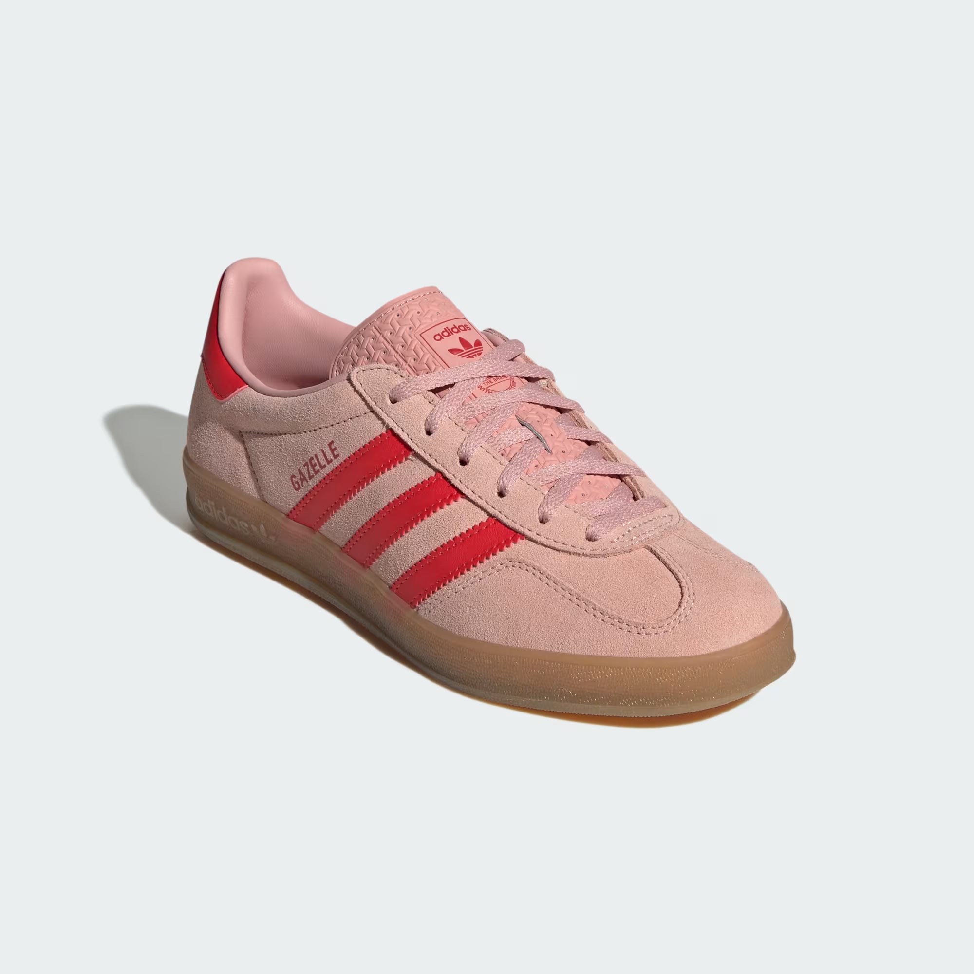 adidas Gazelle Indoor Shoes - Women's - Wonder Mauve / Red / Gum - 8.5 adidas Gazelle Indoor Shoes - Women's - Wonder Mauve / Red / Gum - 8.5