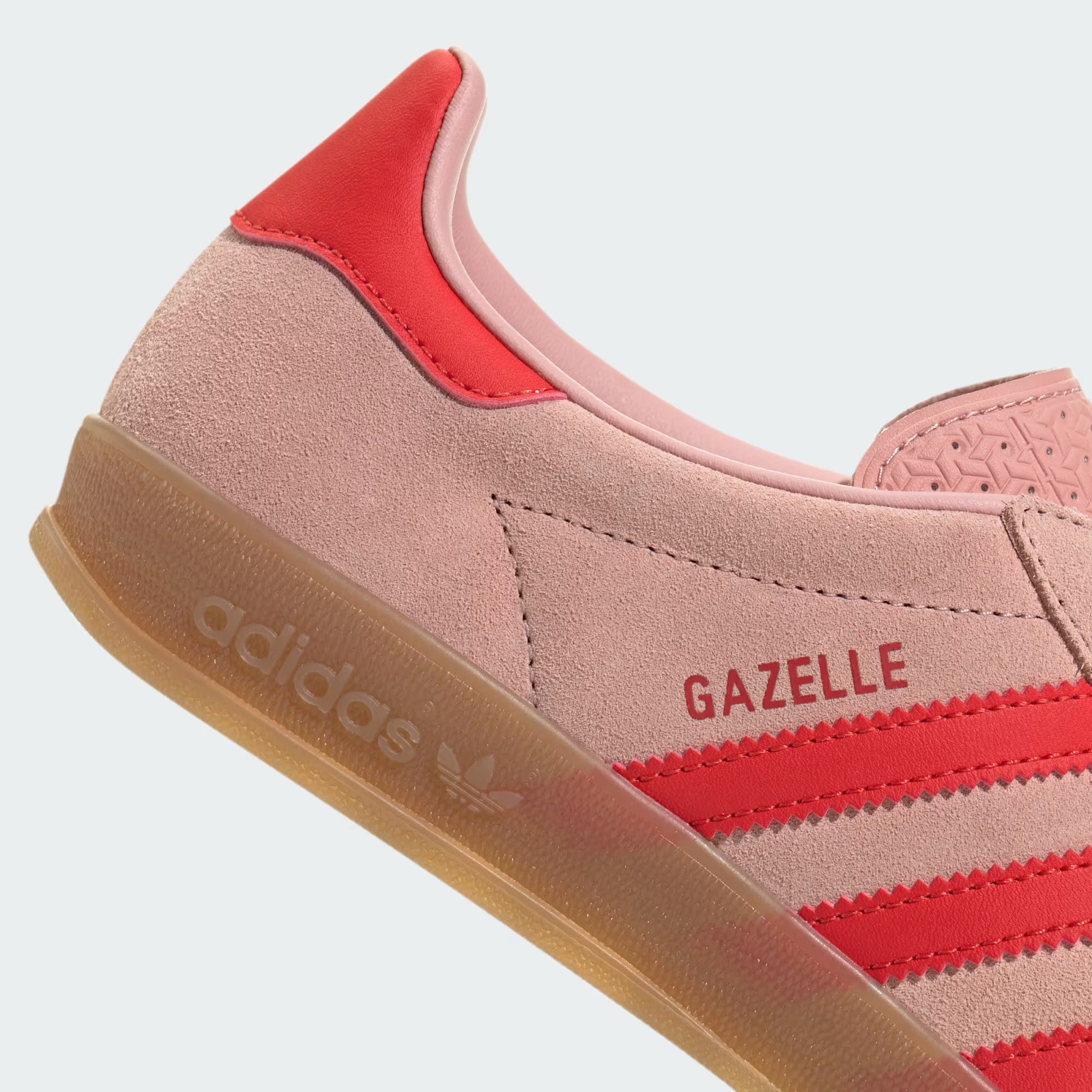 adidas Gazelle Indoor Shoes - Women's - Wonder Mauve / Red / Gum - 8.5 adidas Gazelle Indoor Shoes - Women's - Wonder Mauve / Red / Gum - 8.5