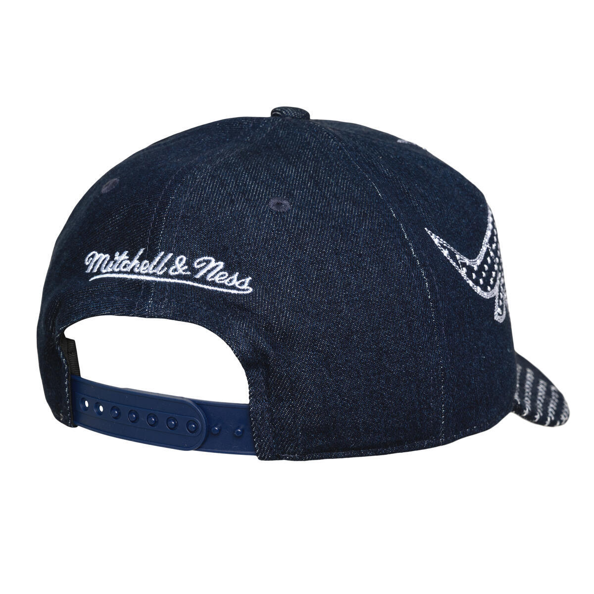 M&amp;N NBA Chicago Bulls Run Stitch Pro Snapback Hat