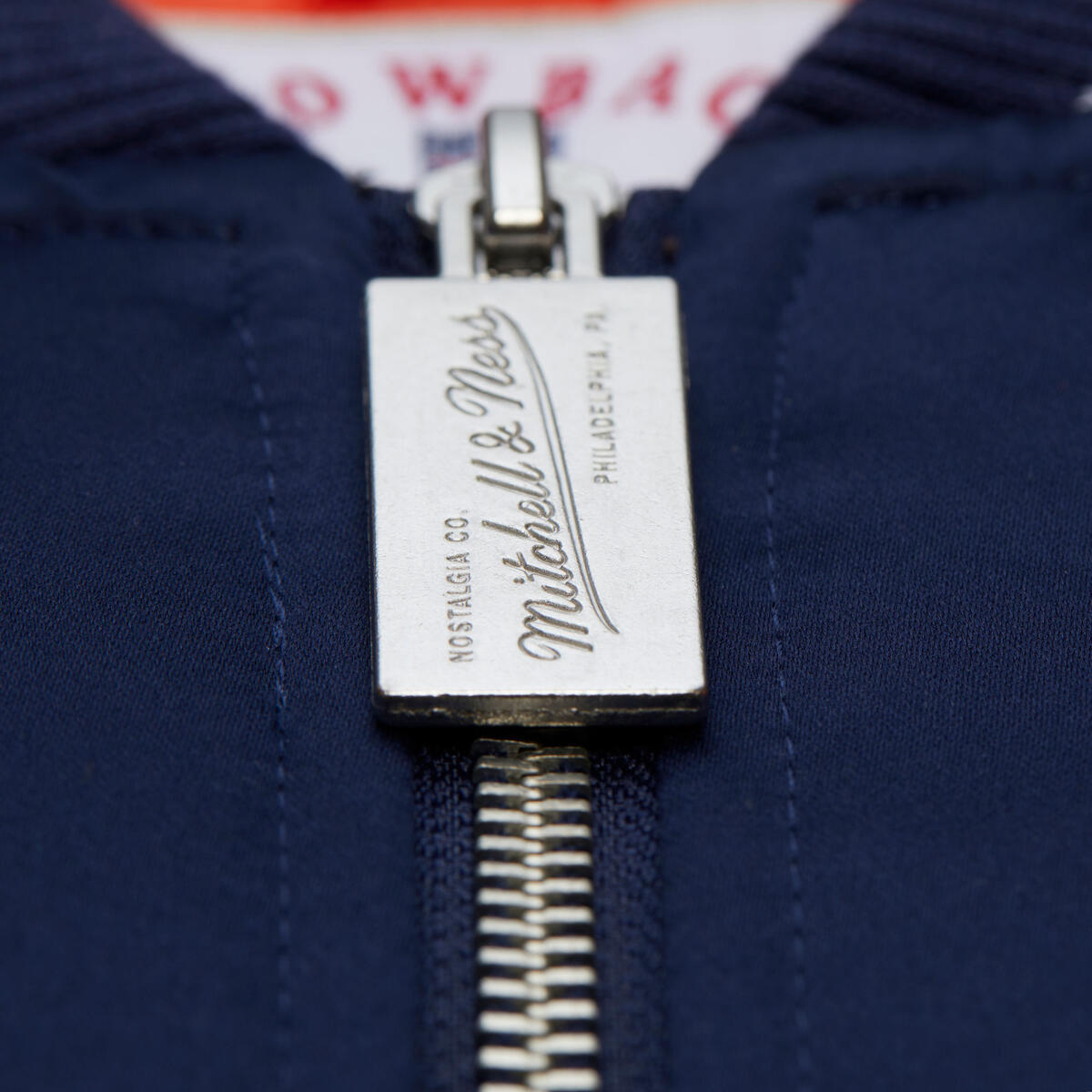 M&amp;N NFL Vintage Chicago Bears Throw It Back Heavyweight Satin Jacket