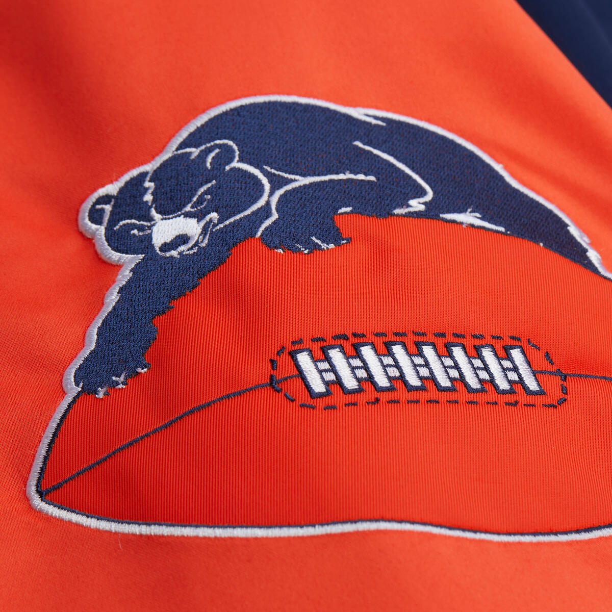 M&amp;N NFL Vintage Chicago Bears Throw It Back Heavyweight Satin Jacket