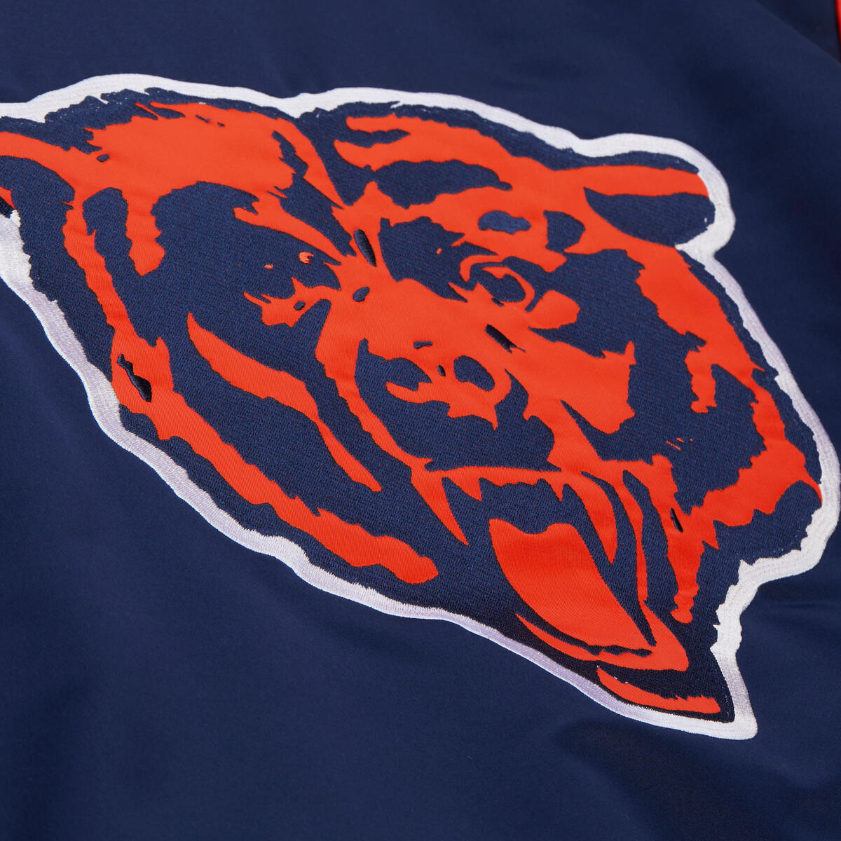 M&amp;N NFL Vintage Chicago Bears Throw It Back Heavyweight Satin Jacket