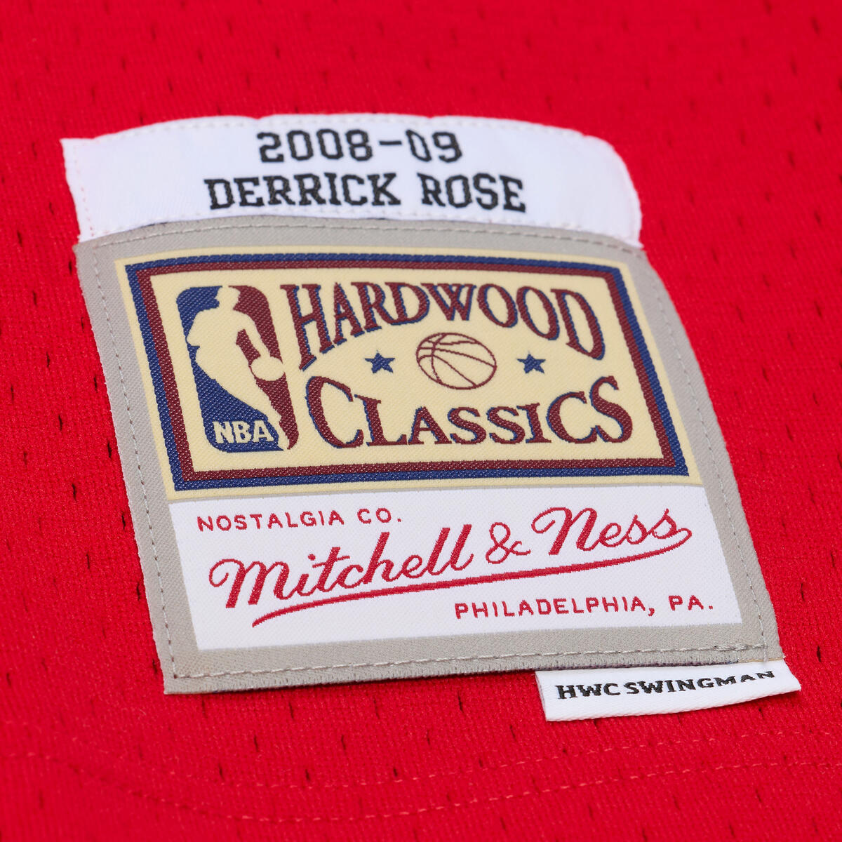 M&N NBA Swingman Jersey Chicago Bulls 2008 Derrick Rose 'Red