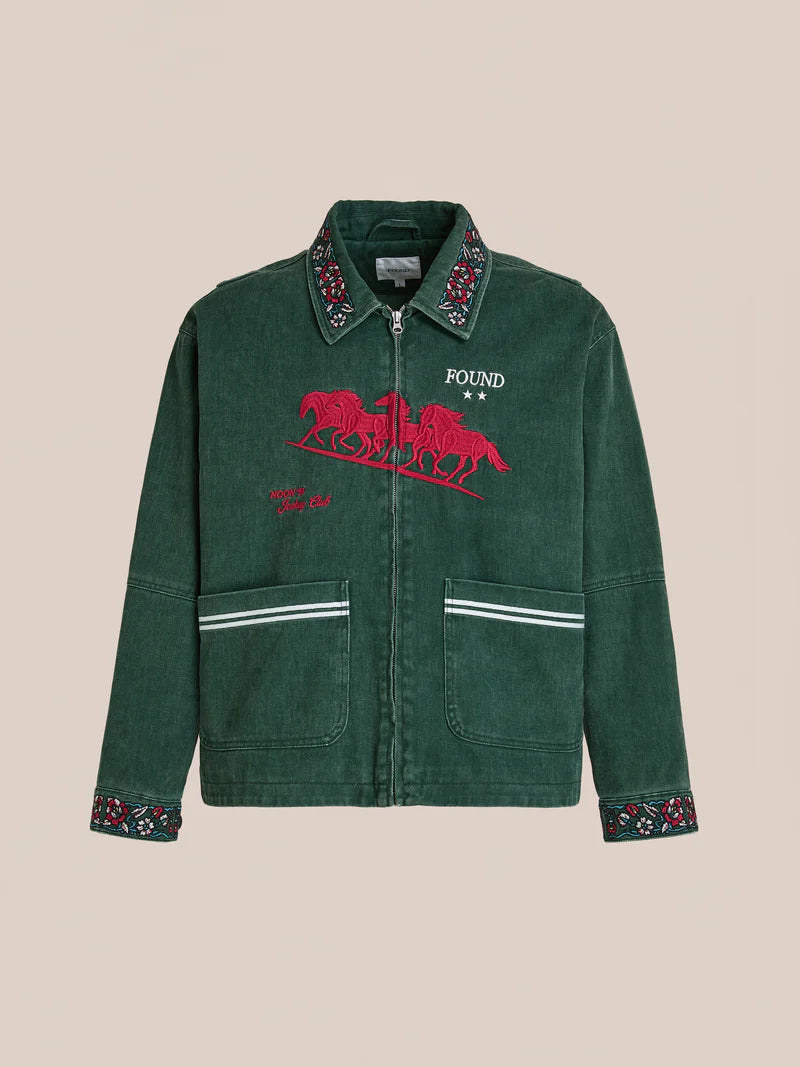 Found Jockey Club Embroidered Jacket
