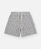 Paper Planes Plaid Short