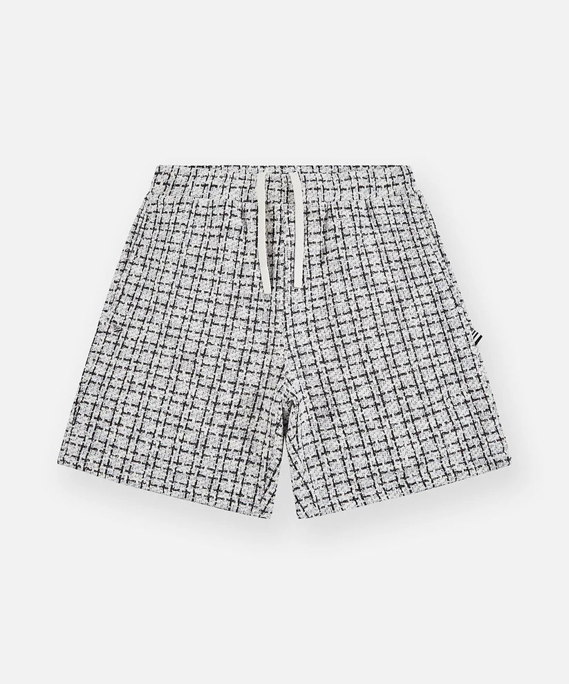Paper Planes Plaid Short